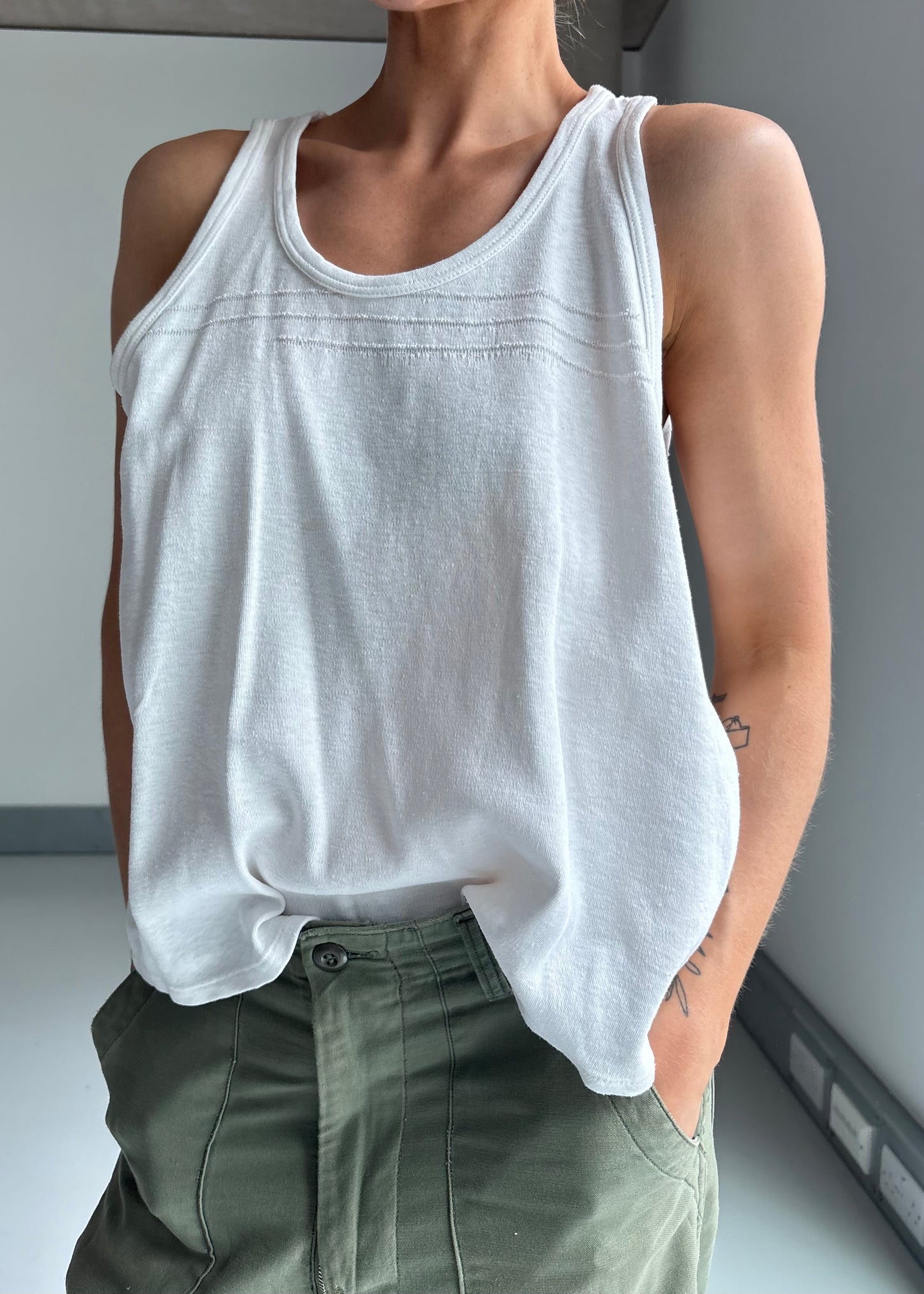 60s cotton vest