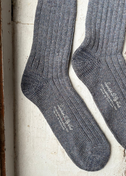 50s wool boot socks