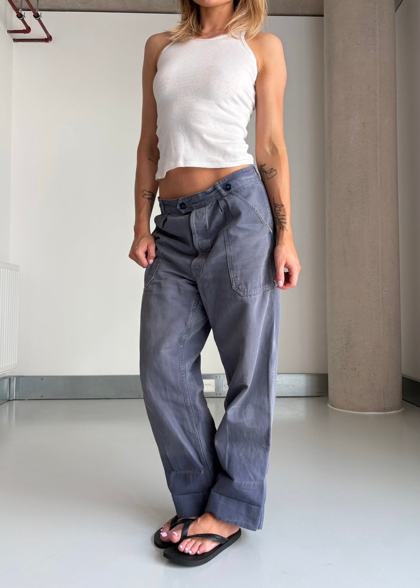 FADED WORK PANTS