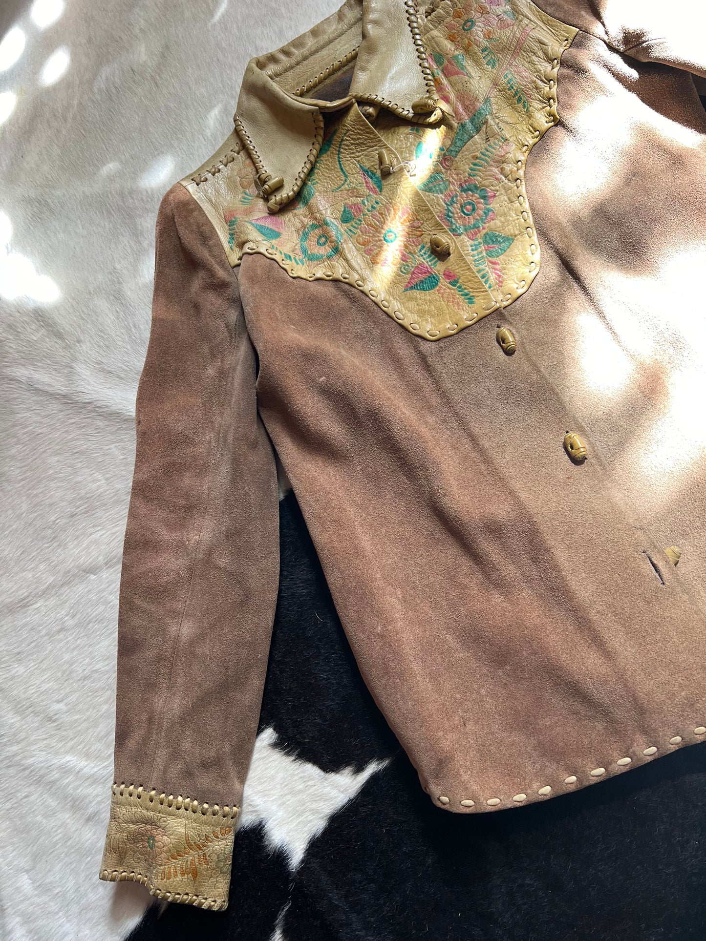 Rare 1970s CHAR suede jacket