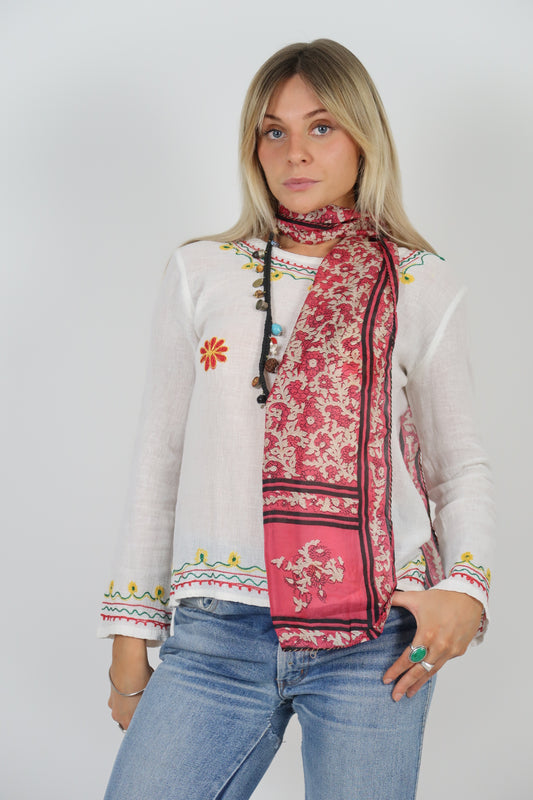 1960s silk scarf