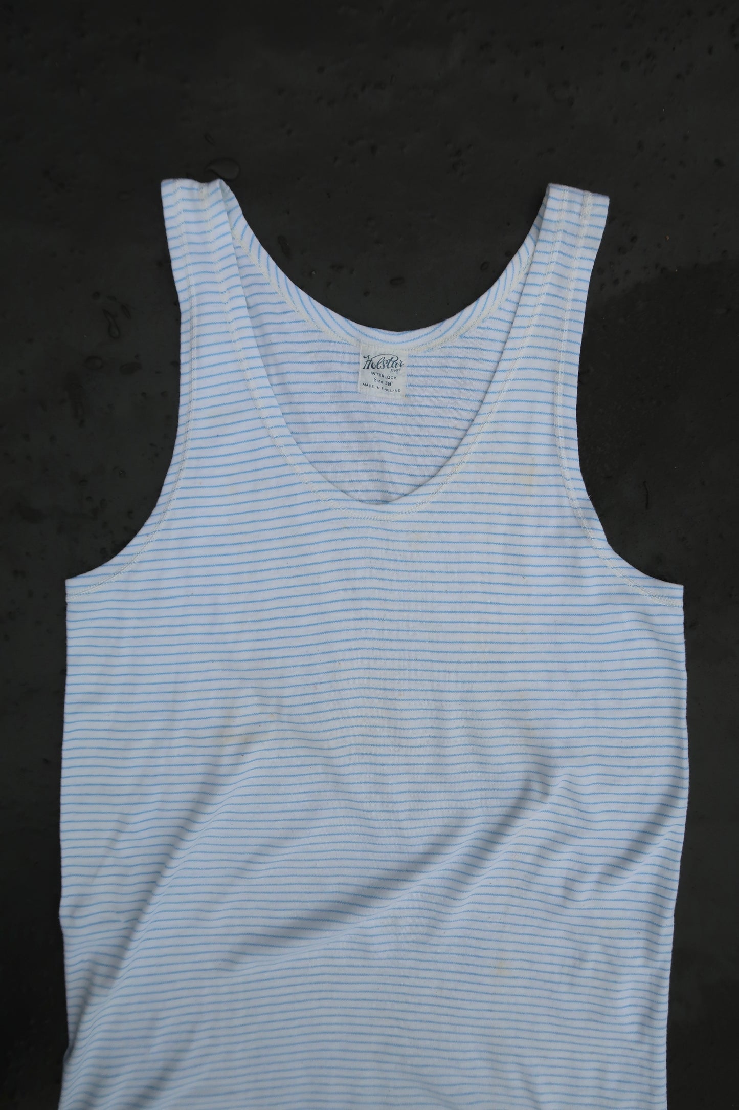 60s Blue stripe tank