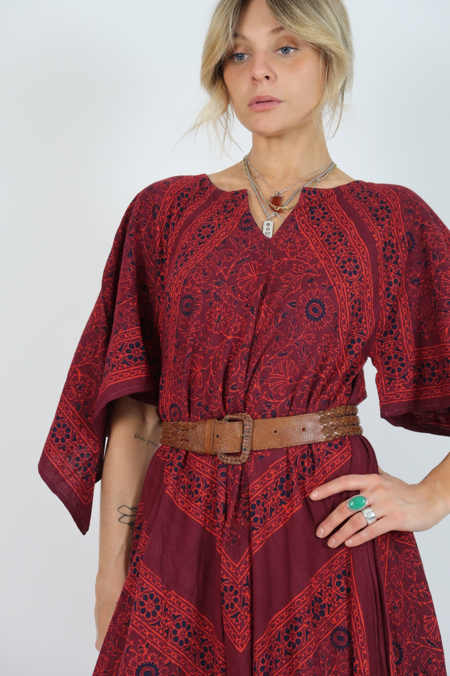1960s woven hippie belt
