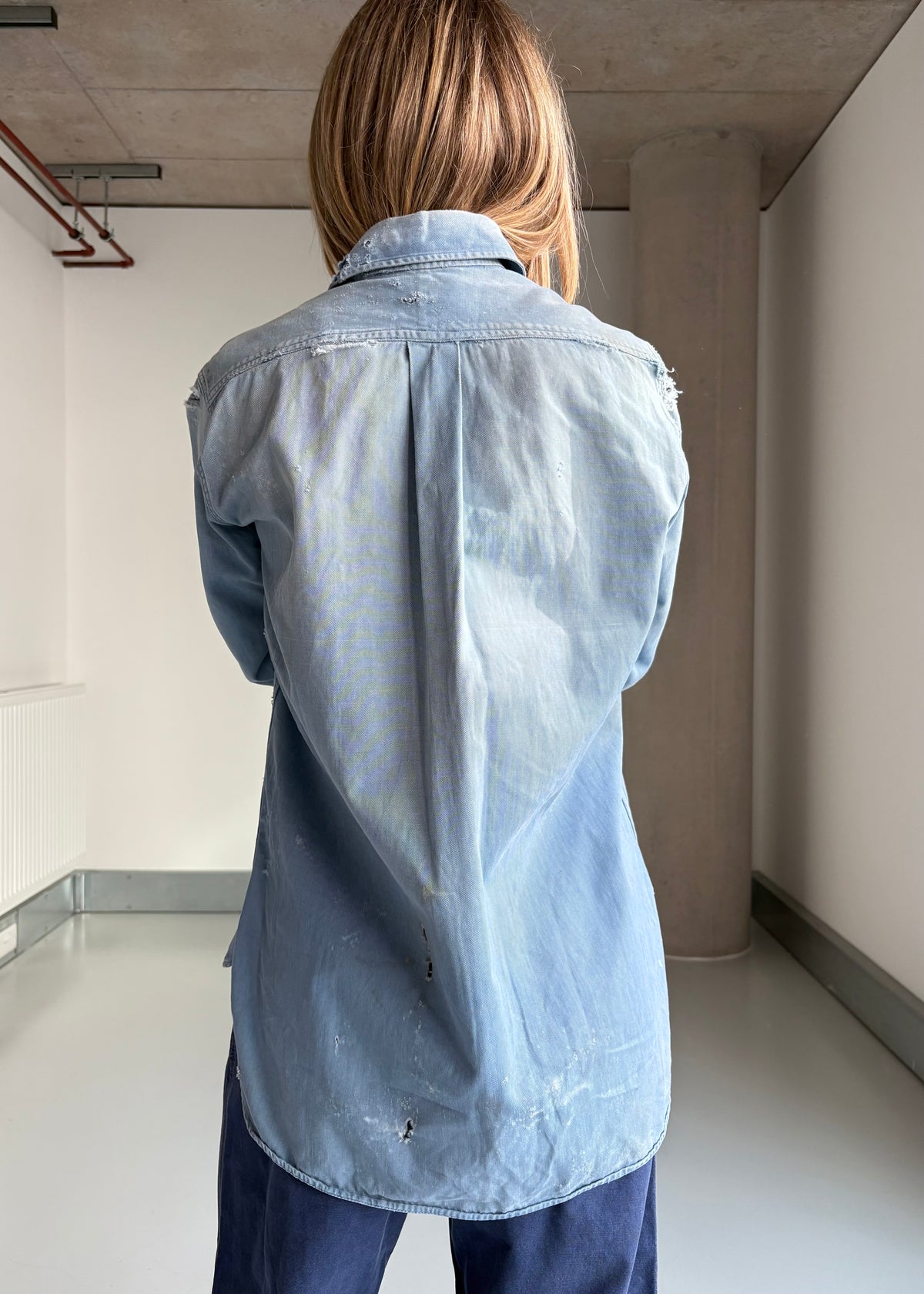 1950S MILITARY SHIRT THRASHED
