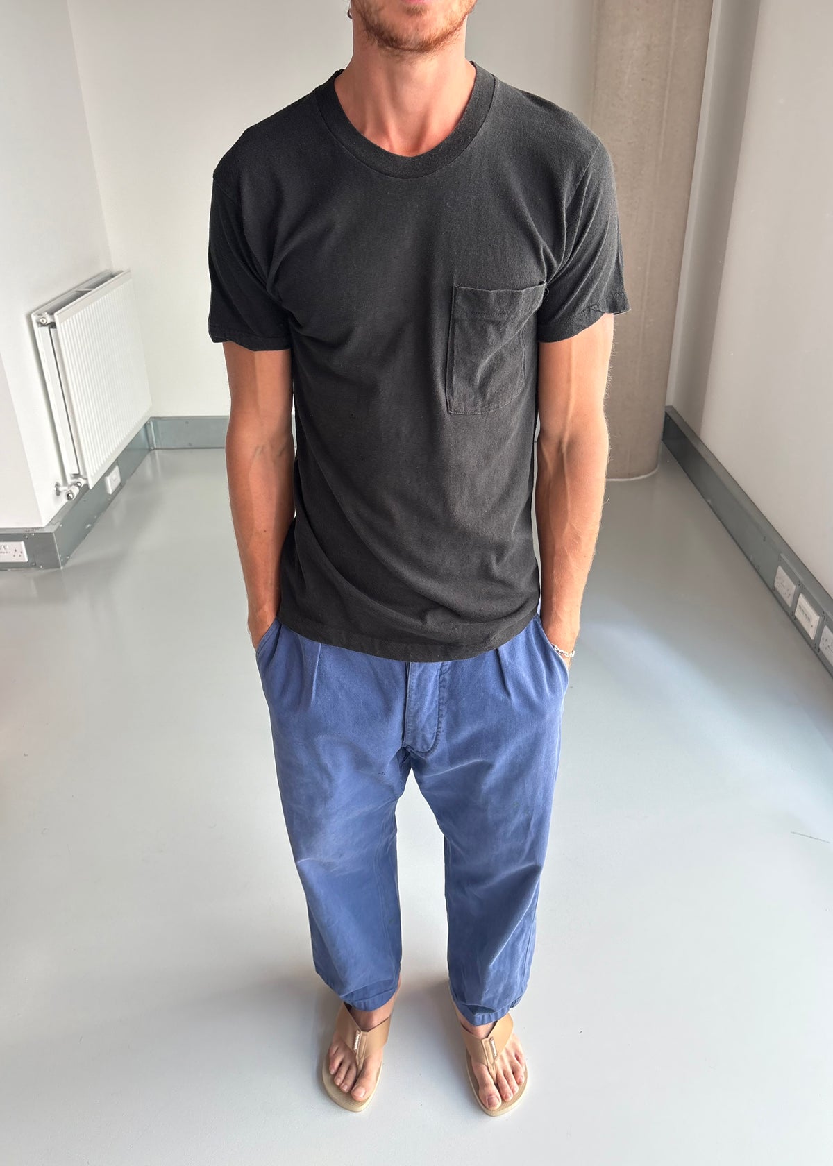 early 80s fruit of the loom pocket tee