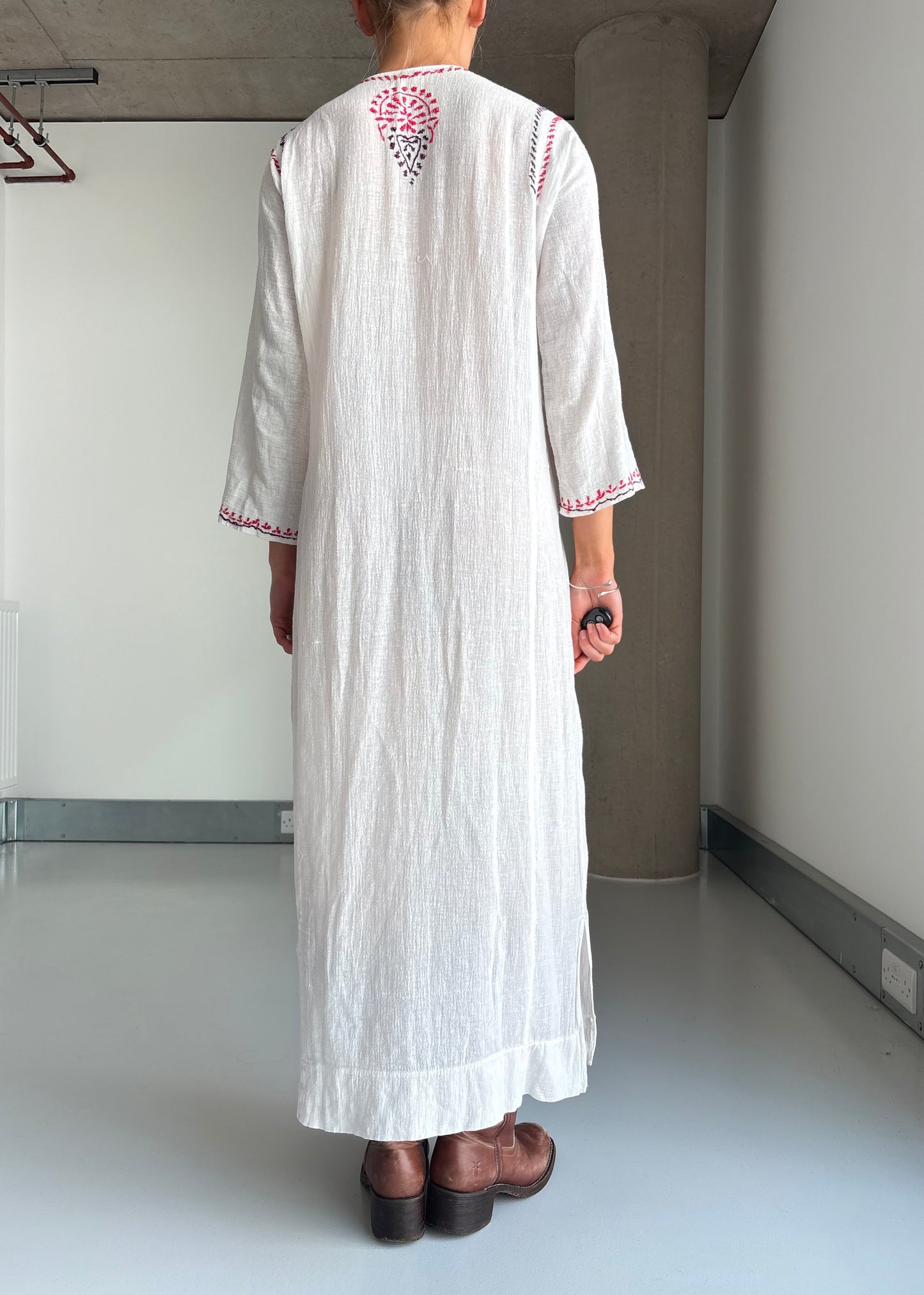 60S EARLY 70S CHEESECLOTH DRESS