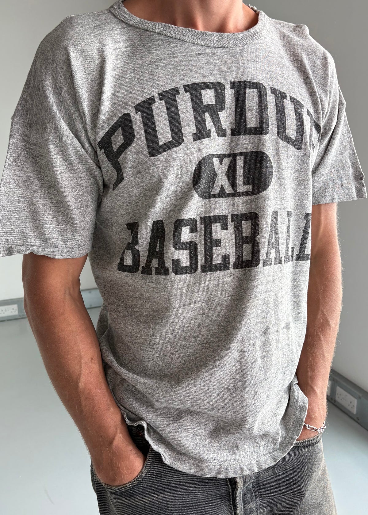 80s baseball tee