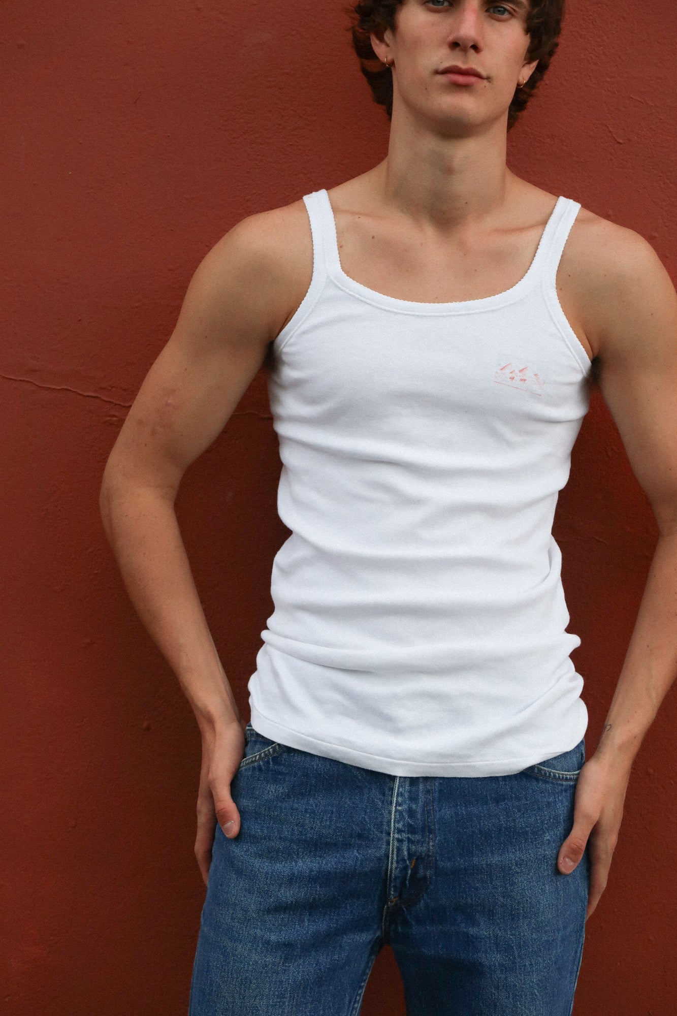 60s army cotton vest