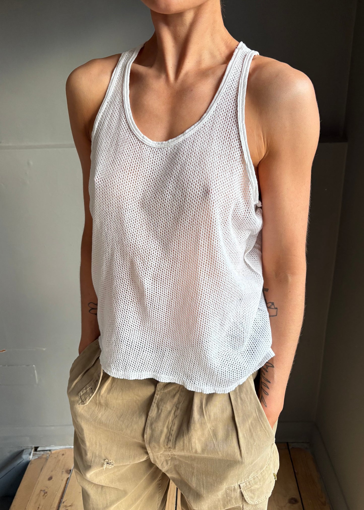 1950s mesh style vest