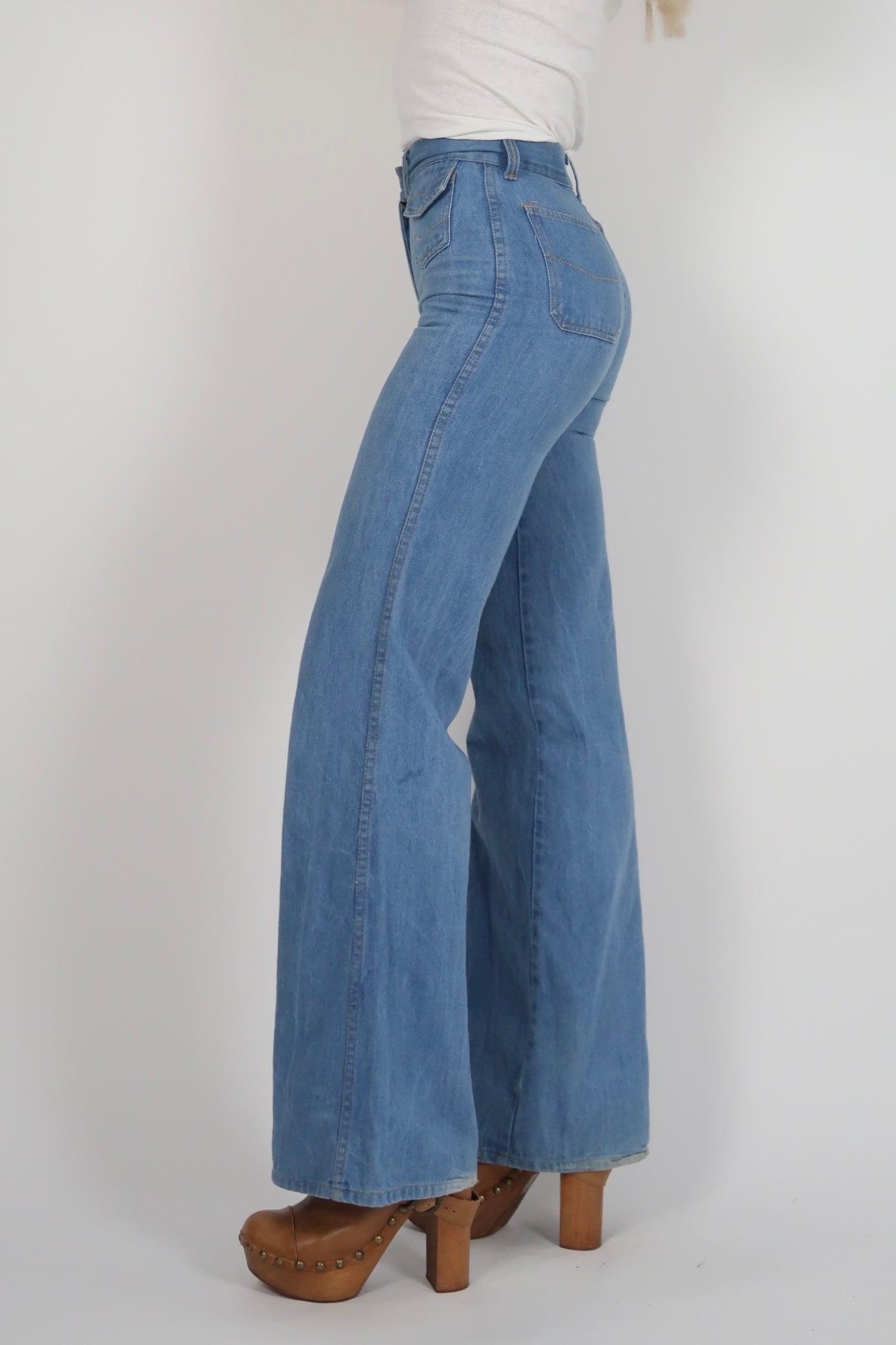 1970s front pocket jeans