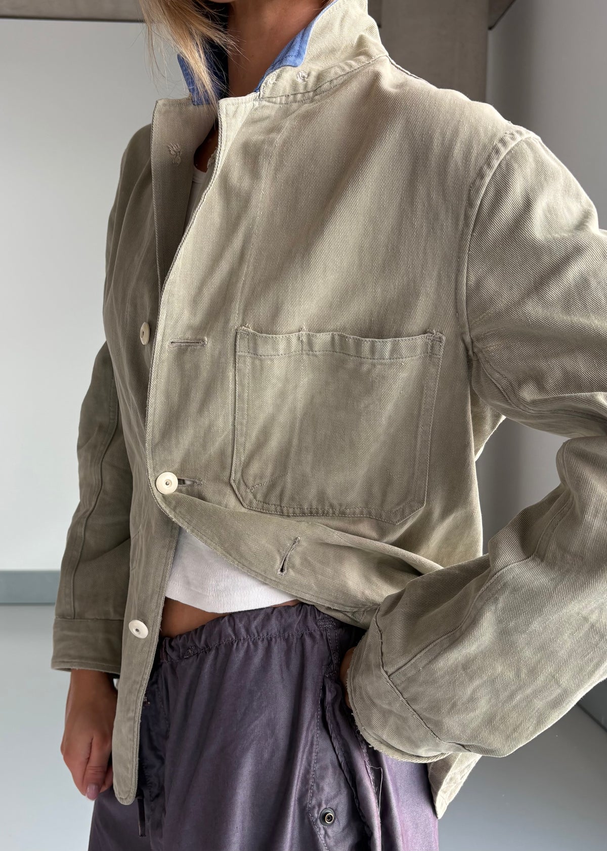 FADED GREEN 1940S JACKET