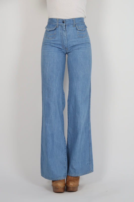 1970s front pocket jeans