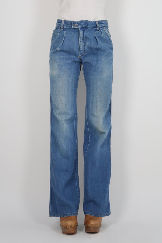 Early 70s front pleat jeans