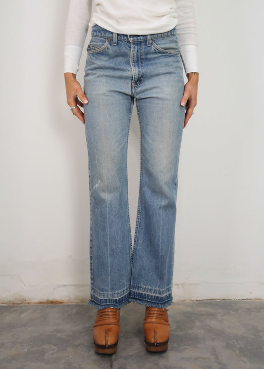1970s Levi’s with fray hem