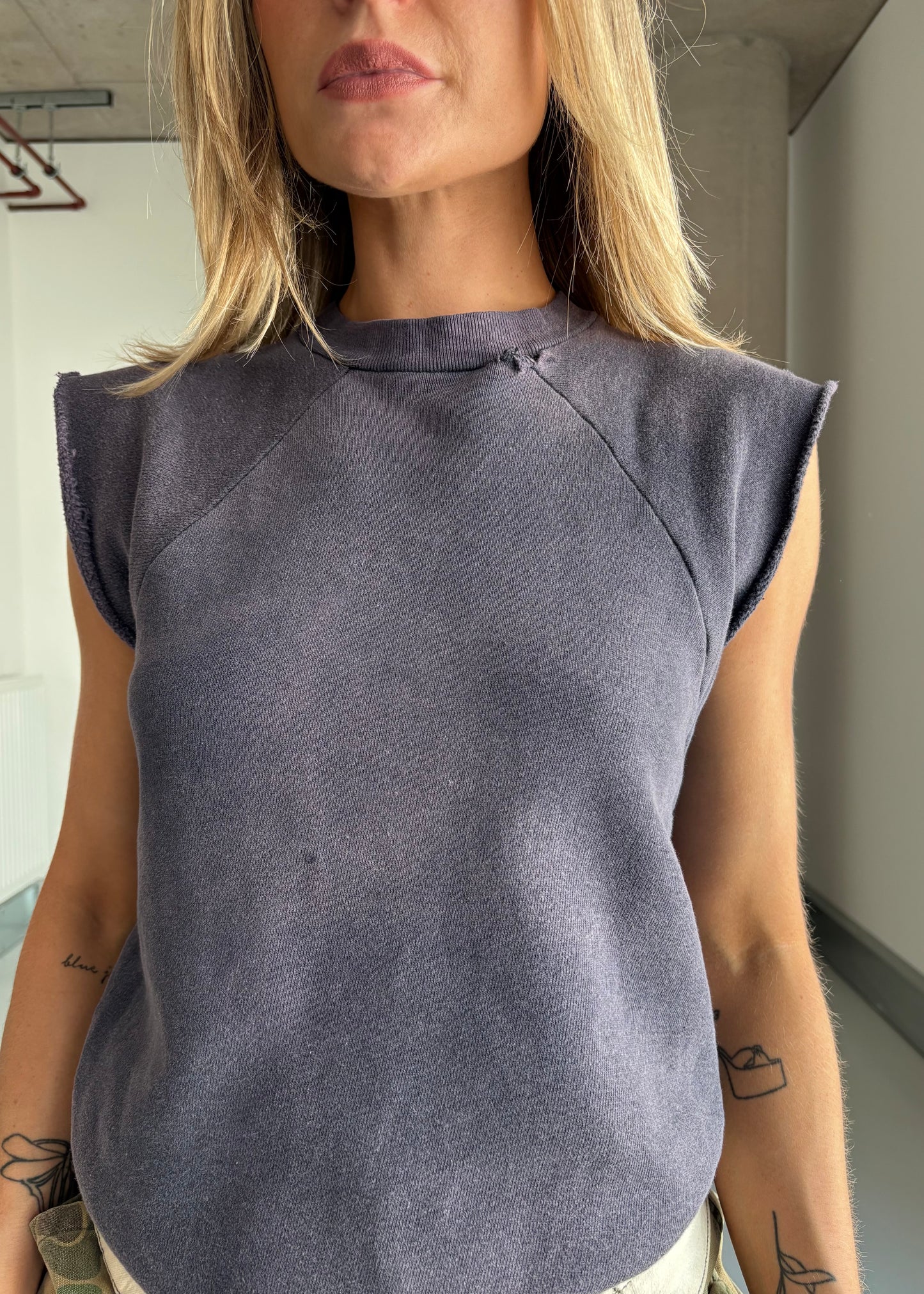 60s cut off sweat