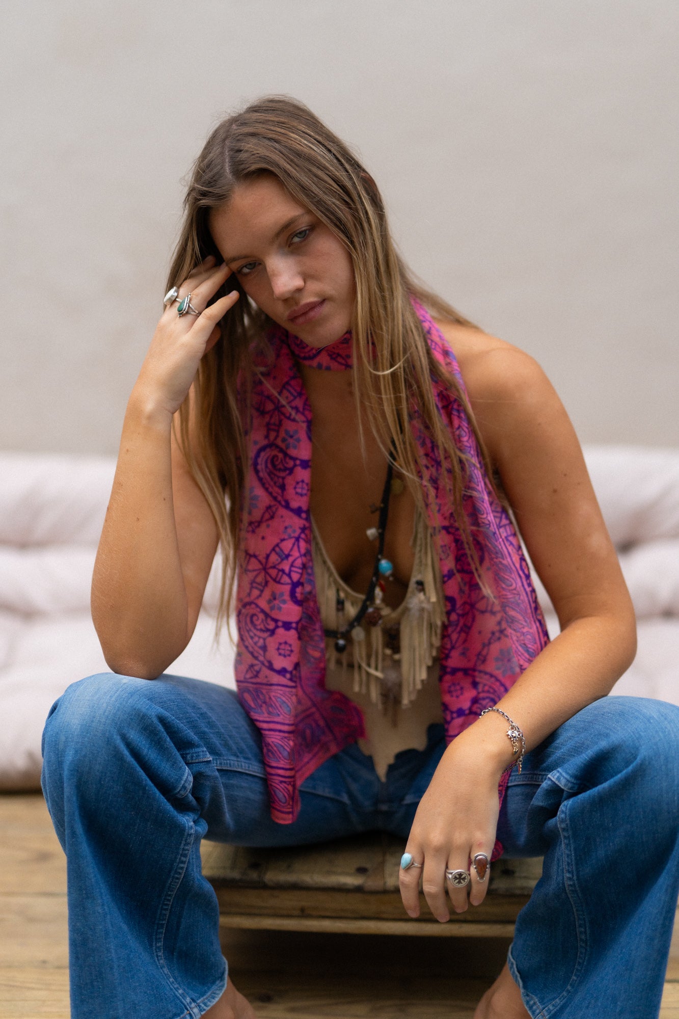 INDIAN SILK SCARF