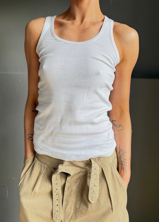 50s Timex white vest