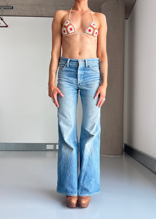 1970S WRANGLER FADED JEANS