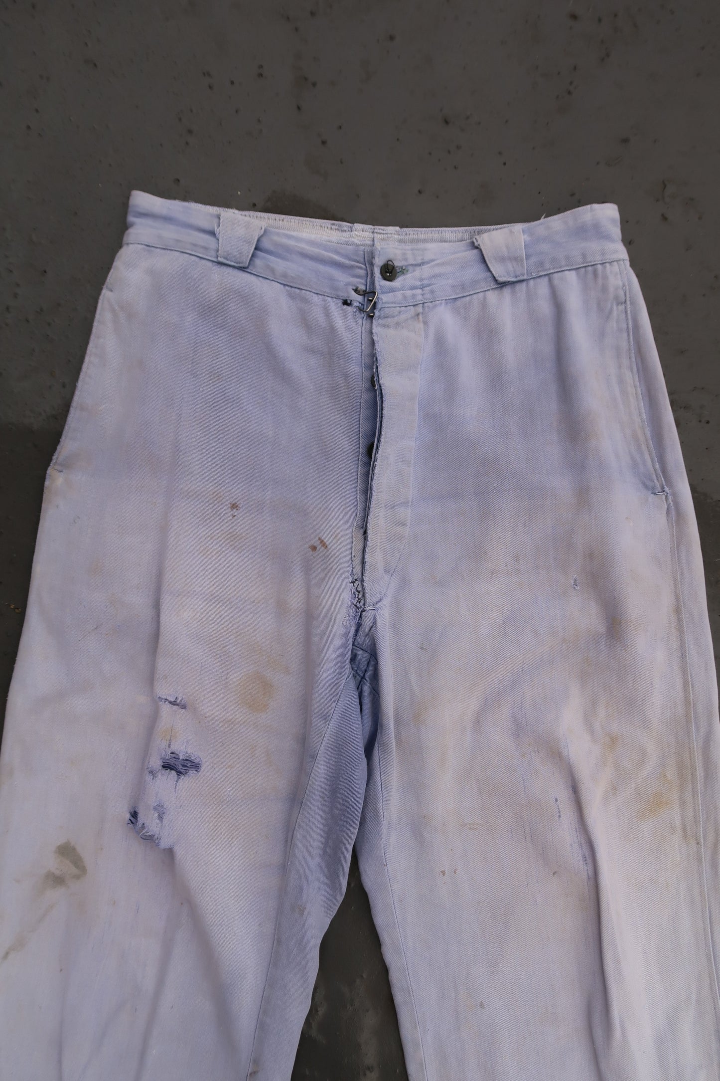 Cropped work wear pants