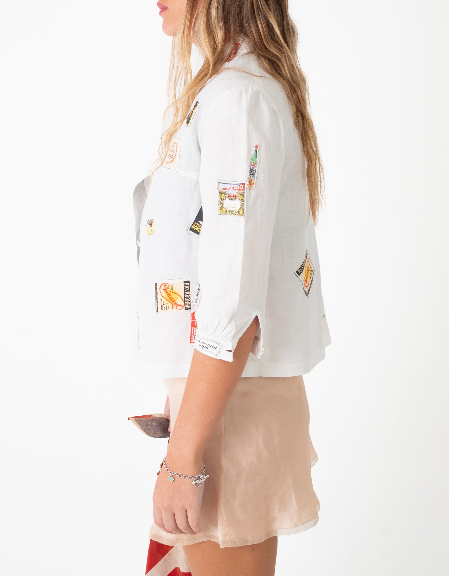 60S CROPPED ALCOHOL SHIRT
