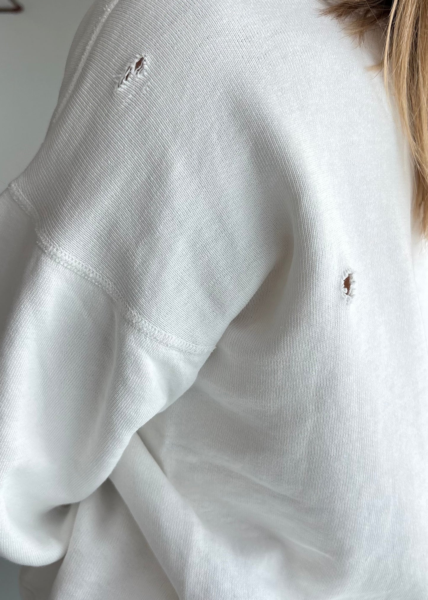 50S WHITE SWEATSHIRT