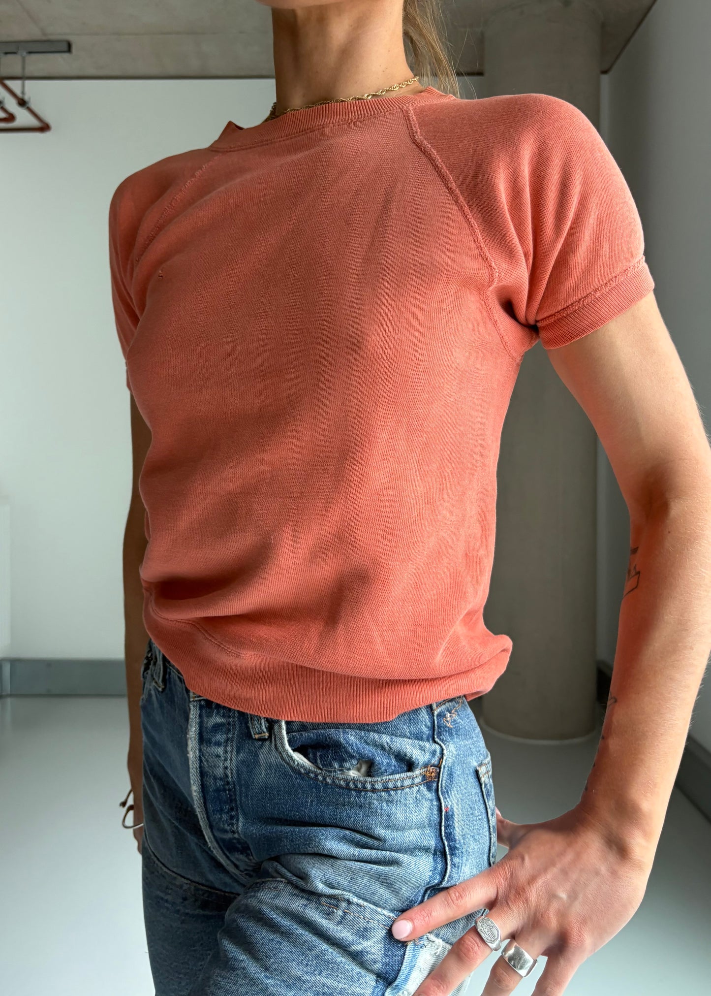 1960s pink sweatshirt