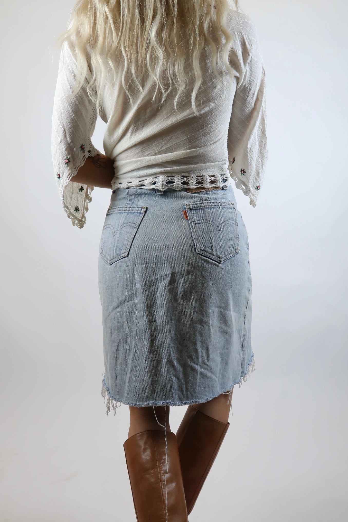 Levi's orange tab skirt best sale