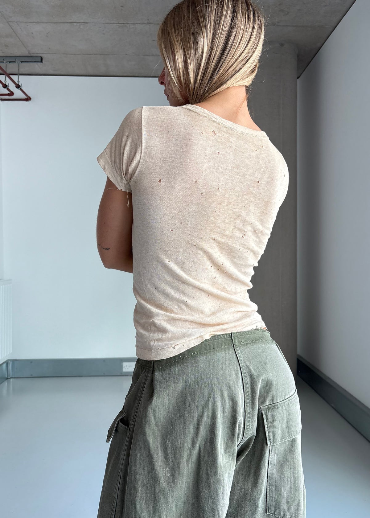 50s 60s Paper thin tee