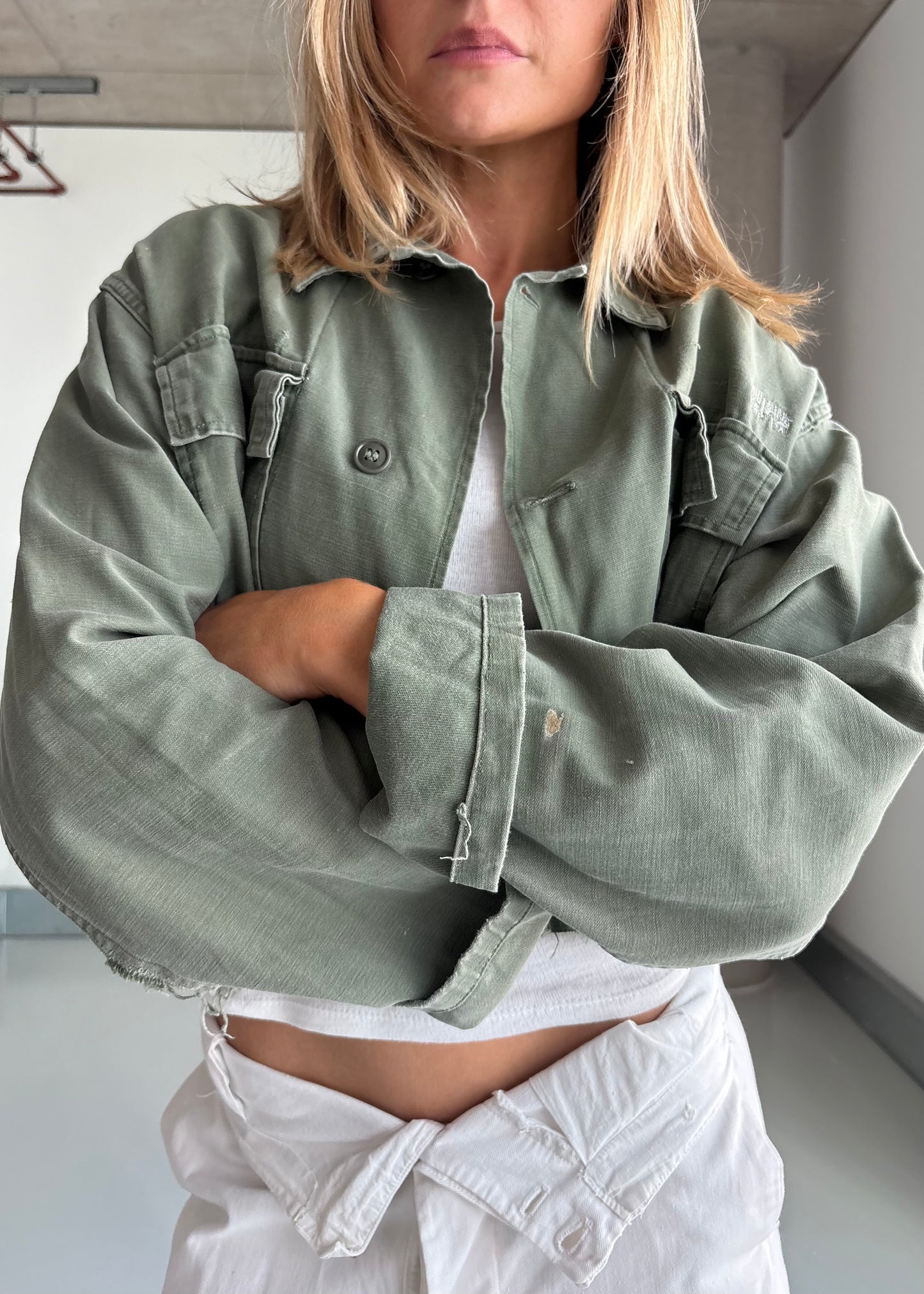 60S CROPPED US ARMY JACKET