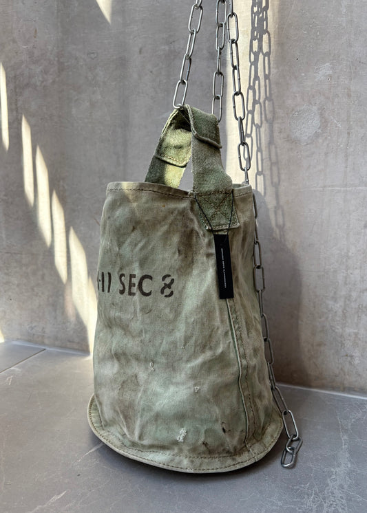 1940S CANVAS BUCKET BAG