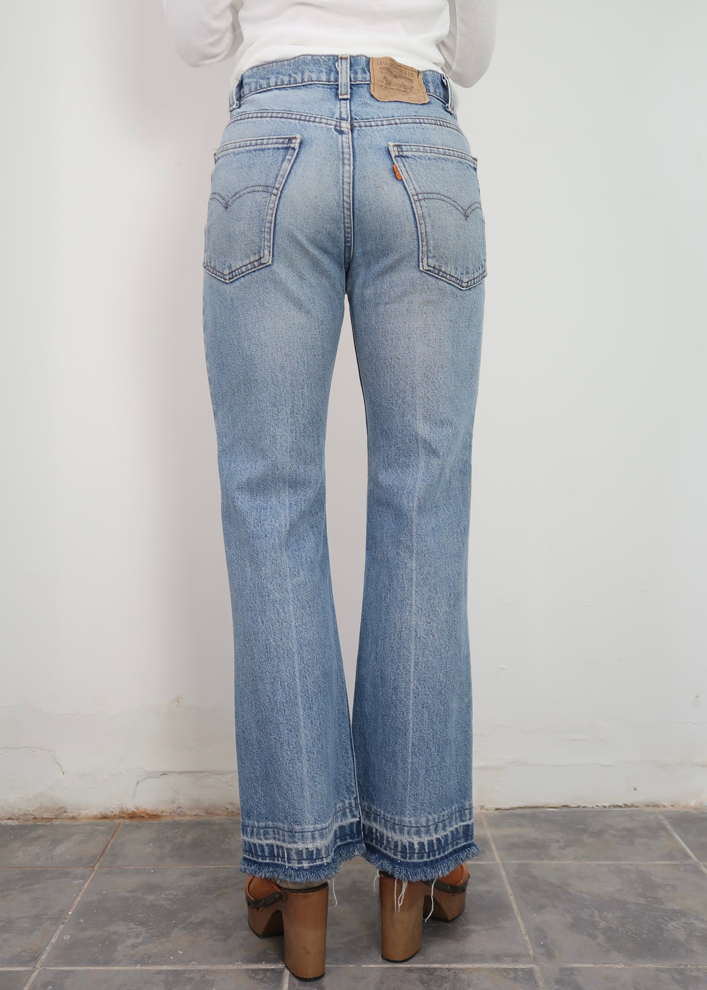 1970s Levi’s with fray hem