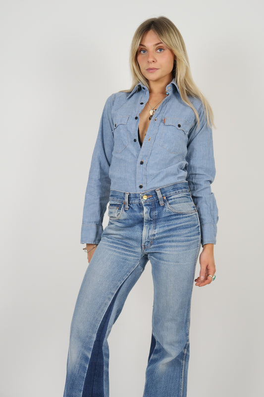 1960s Big E Levi’s chambray shirt S