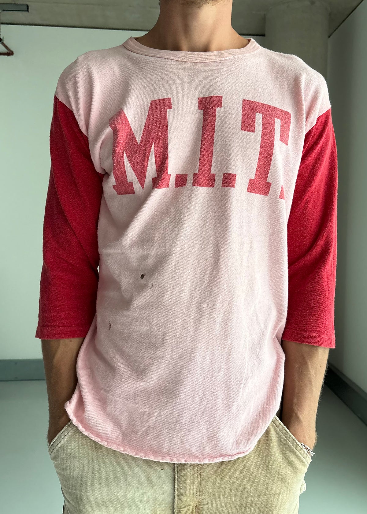 70S CHAMPION BLUE BAR TEE