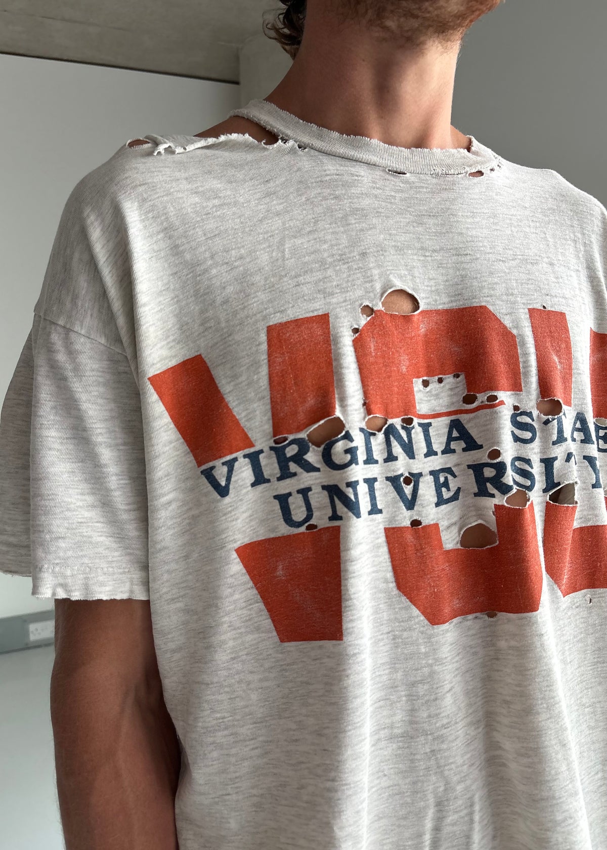 80S EARLY 90S VIRGINIA THRASHED TEE