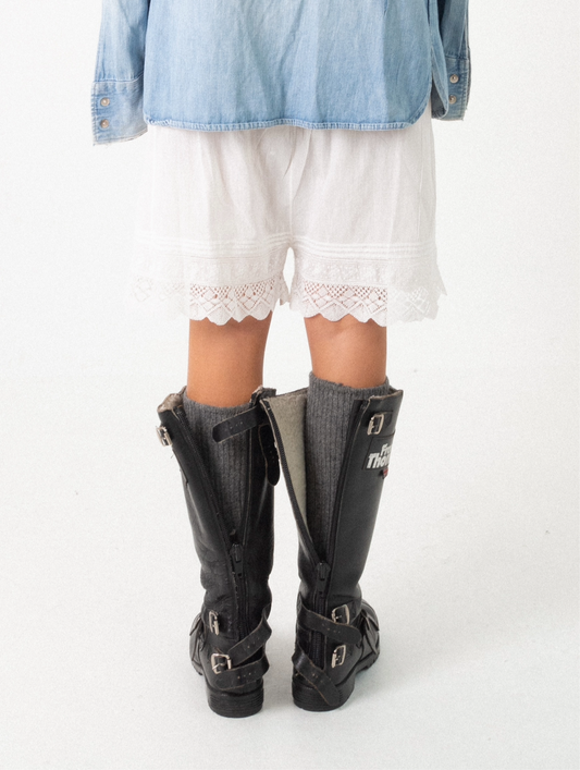 80S FRANK THOMAS MOTORBIKE BOOTS