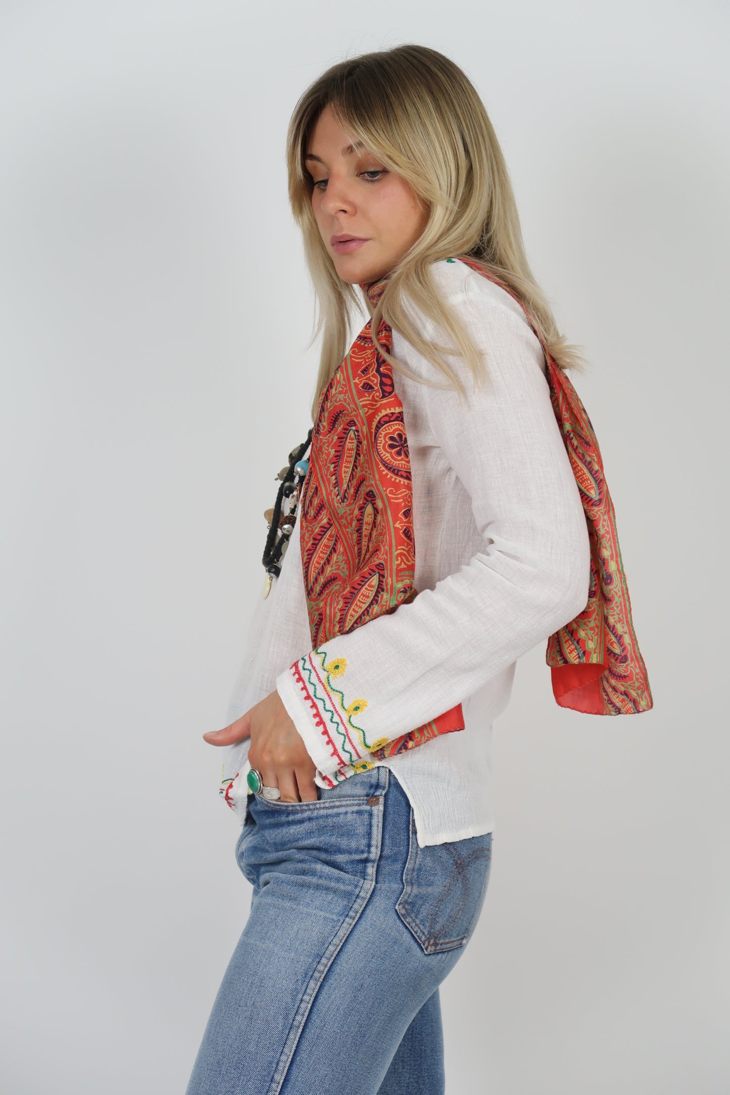 1970s silk scarf