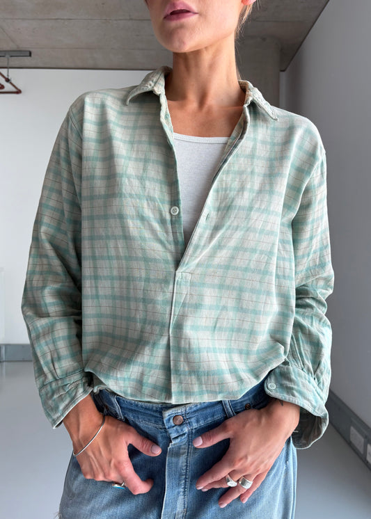 Sun faded French WORKSHIRT