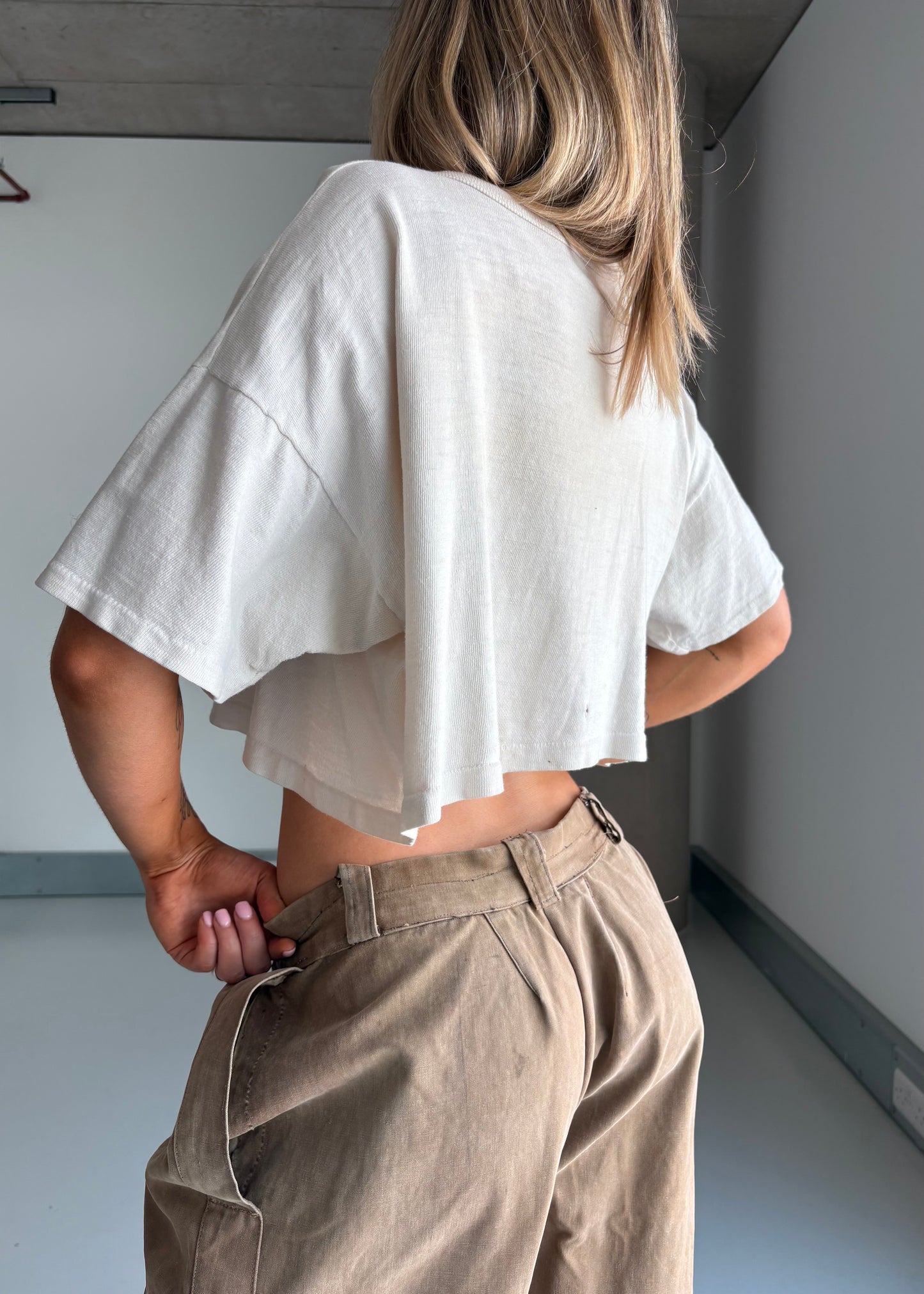 1970S AMERICAN FOOTBALL CROP TEE
