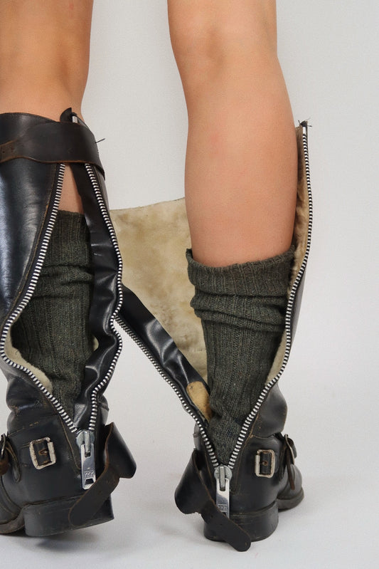 1950s chunky wool socks