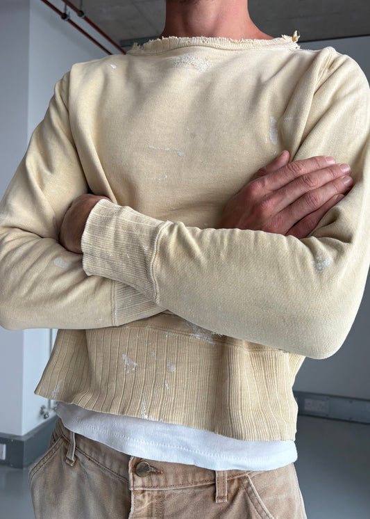 1950S HANES YELLOW SWEAT