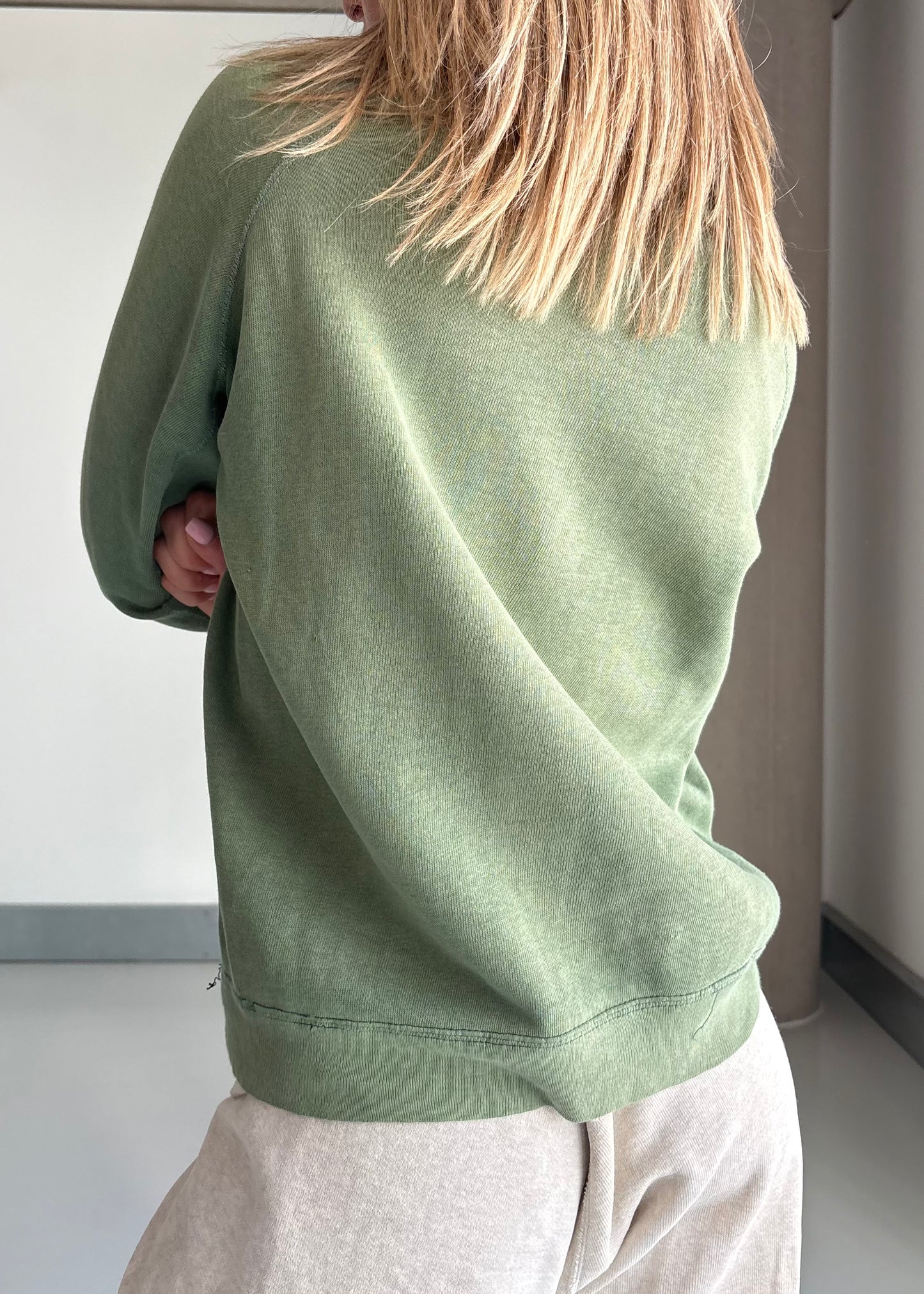 60S FADED GREEN SWEAT