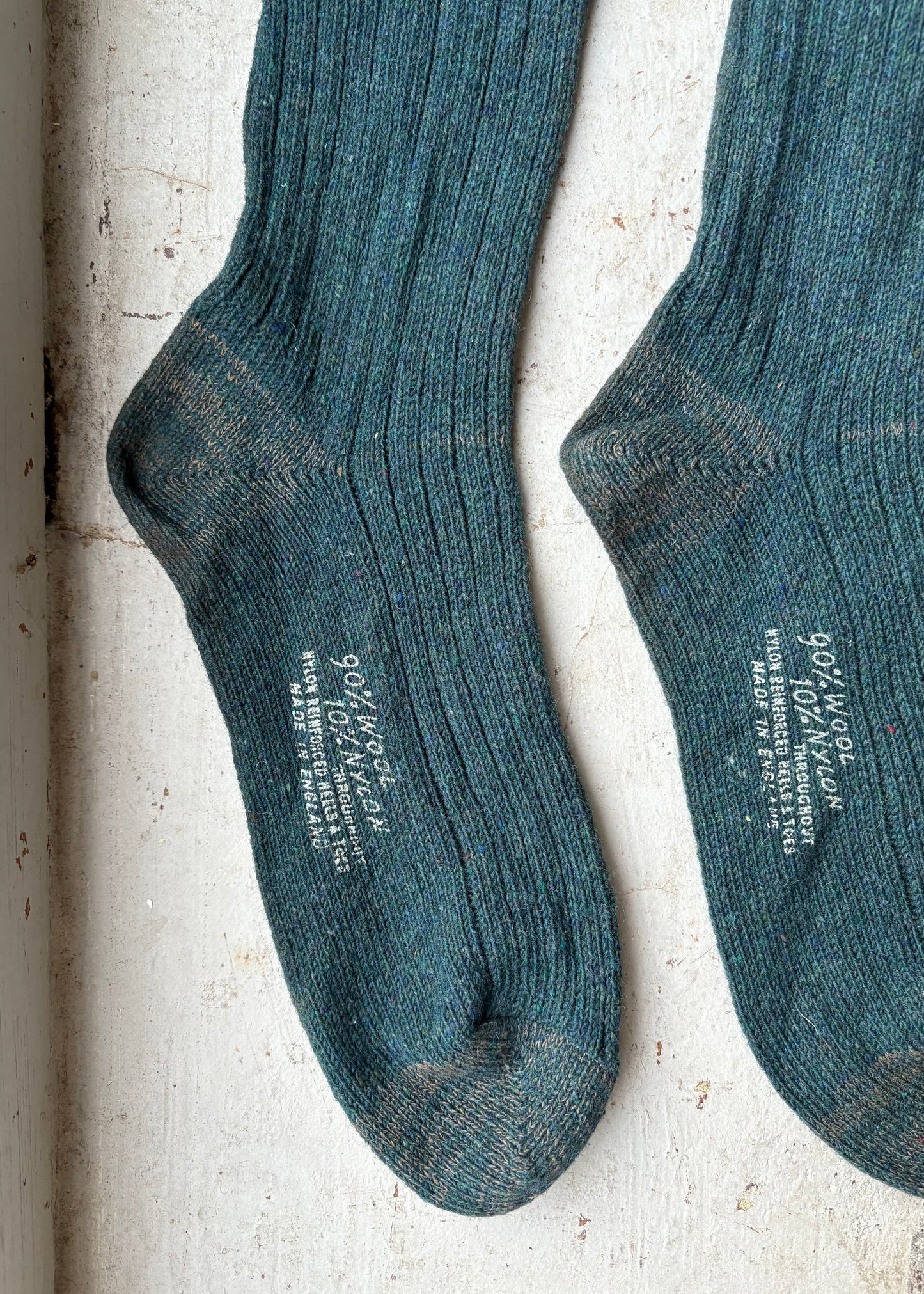 1950s wool boot socks