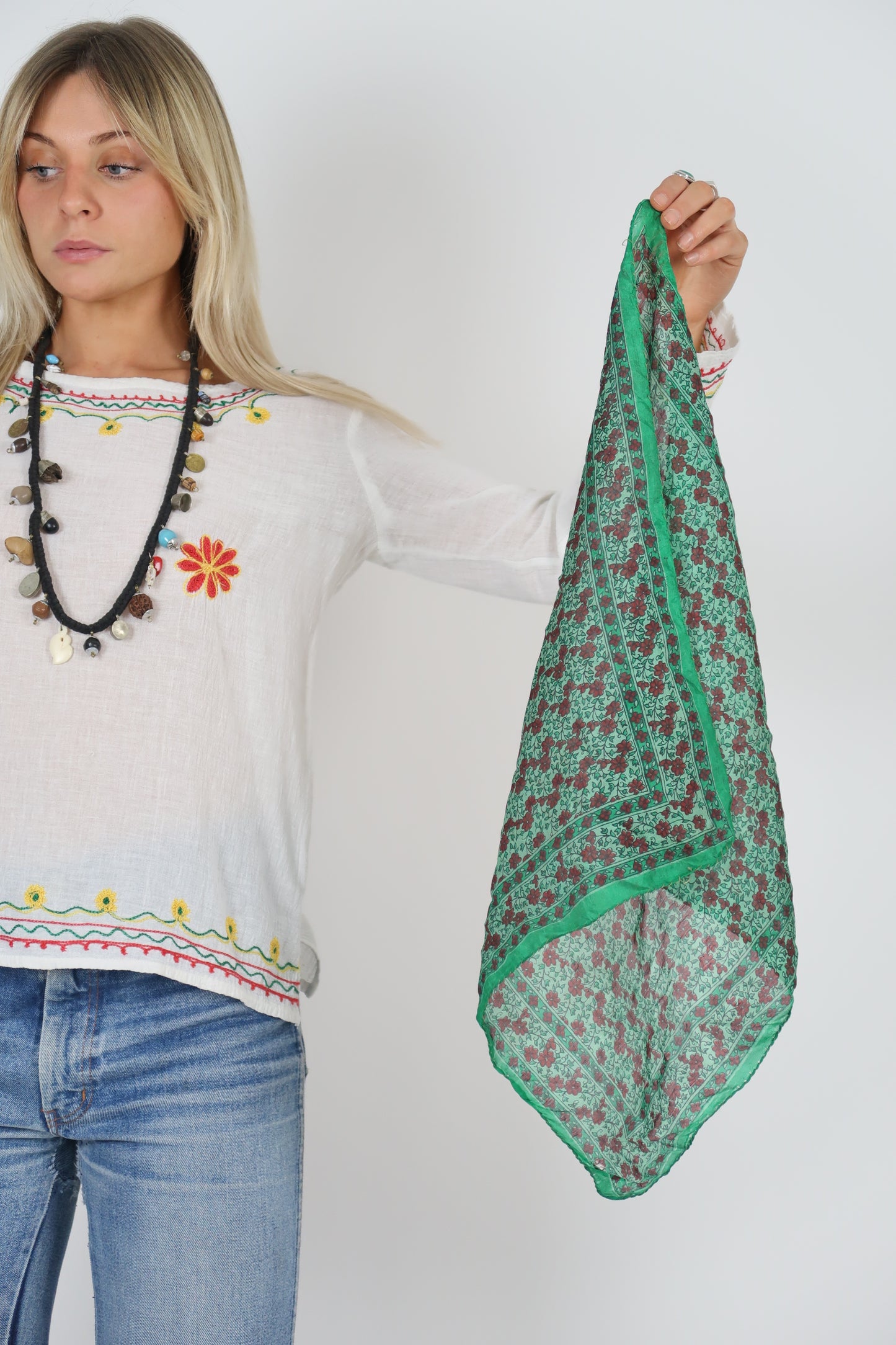 1970s silk scarf