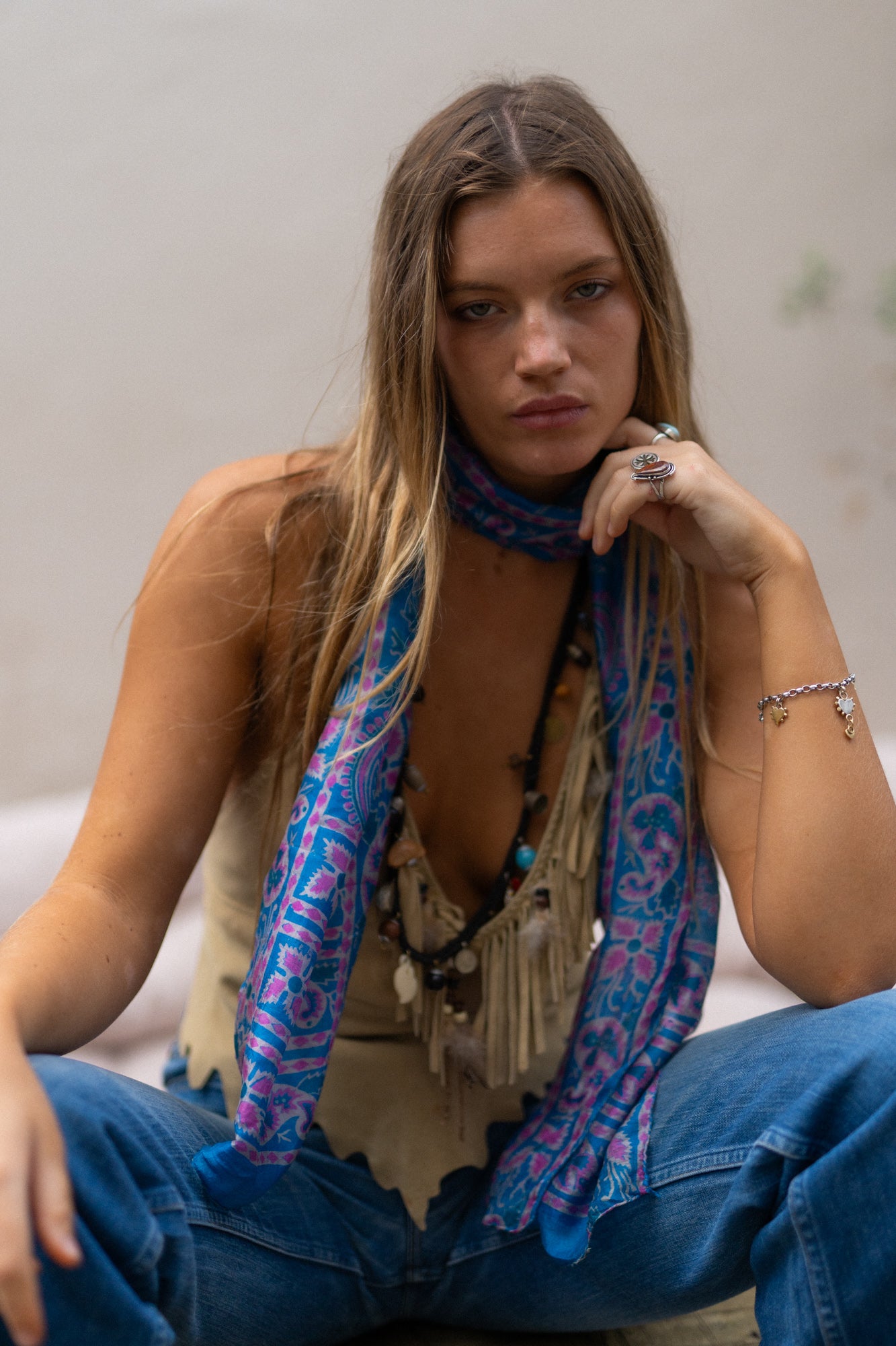 INDIAN SILK SCARF