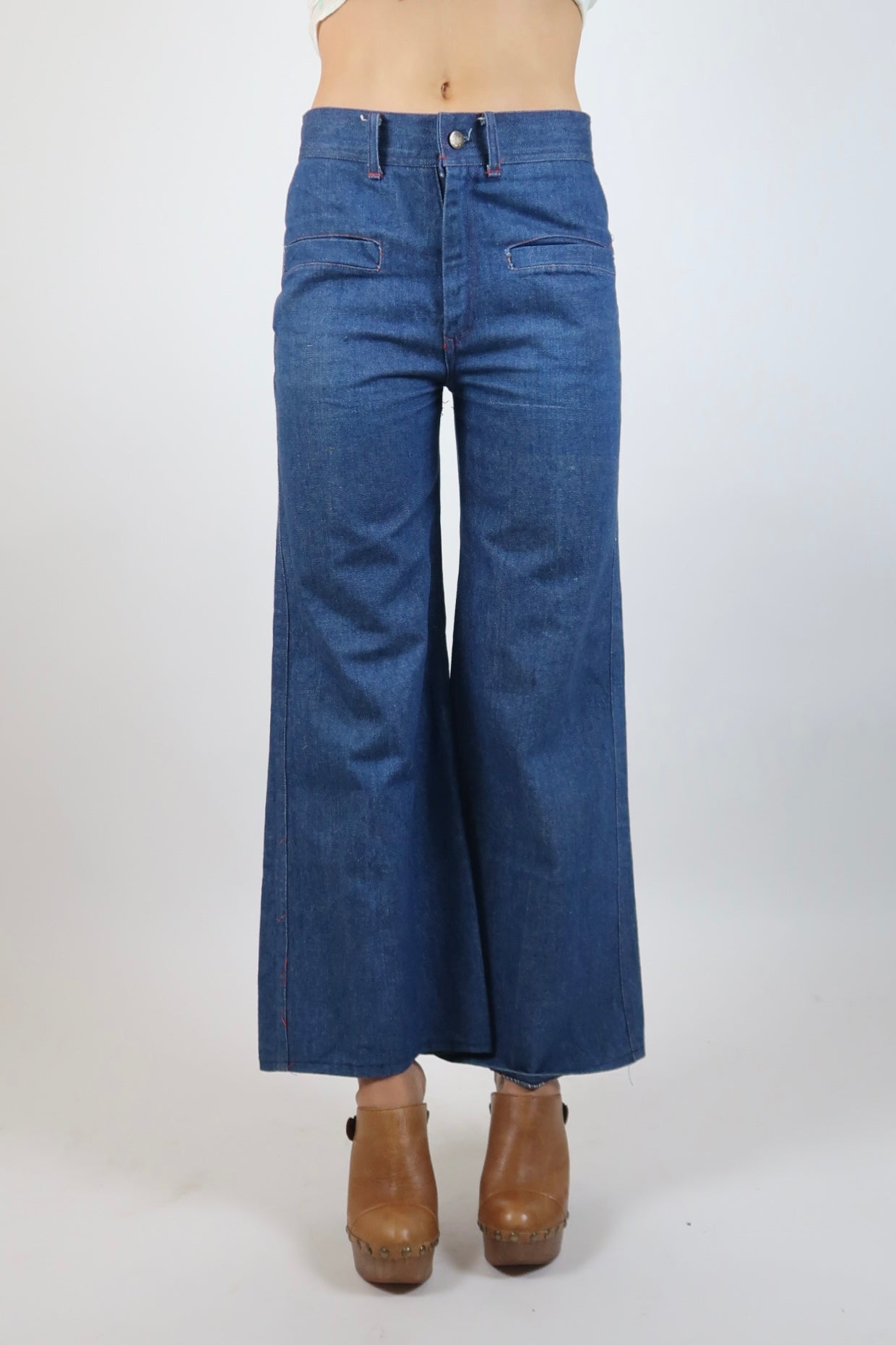 1970s back pocket jeans