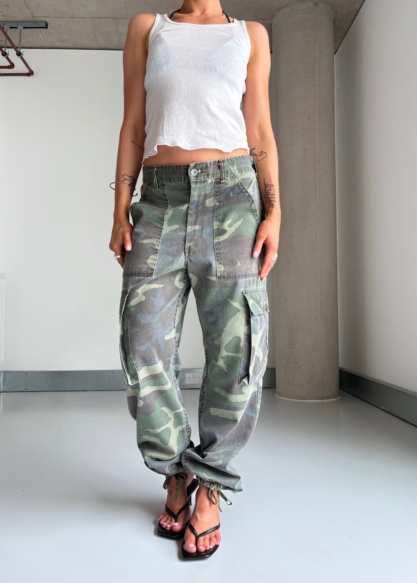 FADED CAMO PANTS