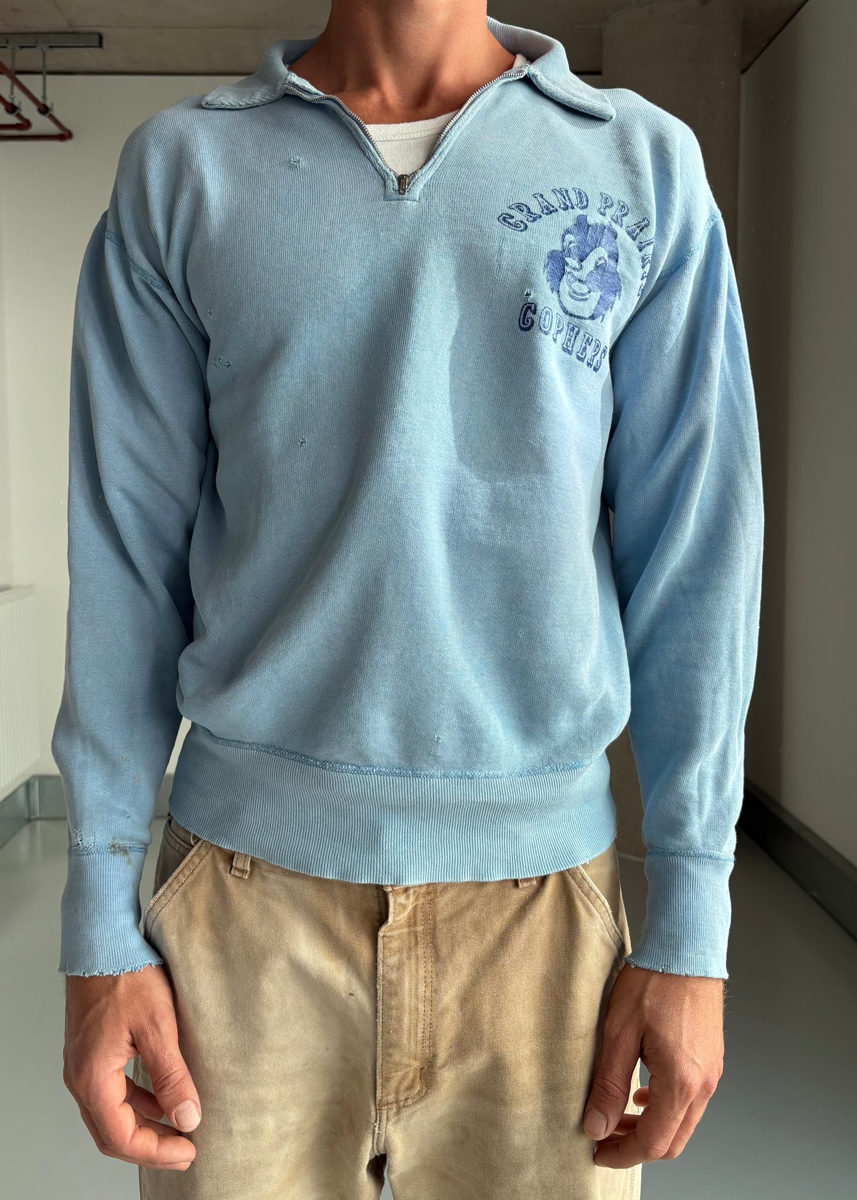 60S RUSSEL SOUTHEN QUATER ZIP SWEATSHIRT