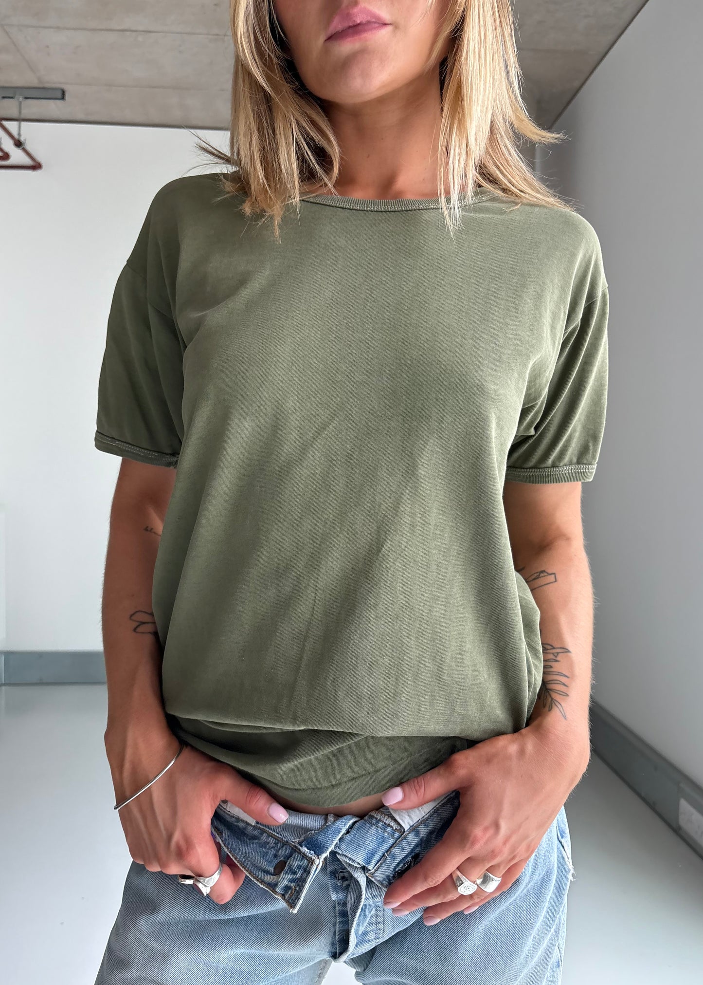 60S SLOUCHY ARMY TEE