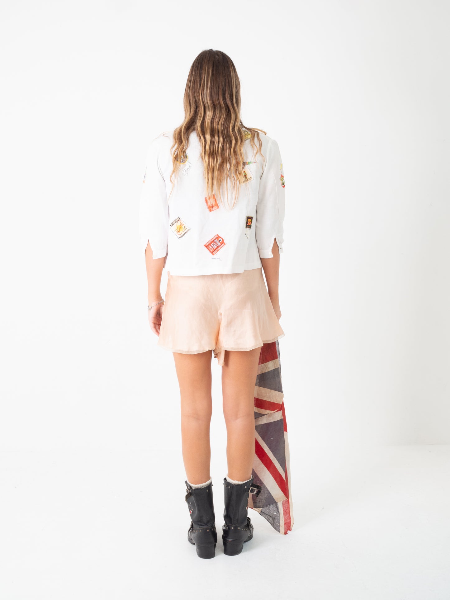 60S CROPPED ALCOHOL SHIRT